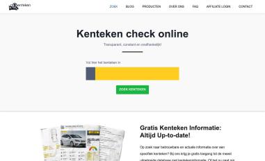 Schermafbeelding van qenteken.nl