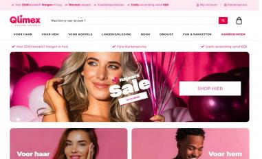Schermafbeelding van qlimex.nl