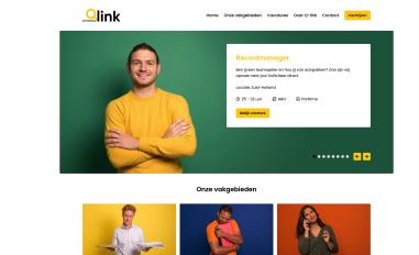 Schermafbeelding van qlinkbemiddeling.nl