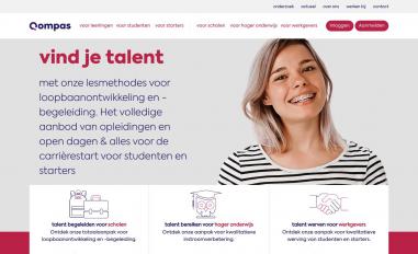 Schermafbeelding van qompas.nl