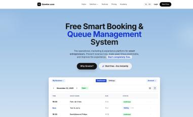 Schermafbeelding van qreeter.com