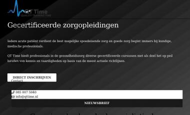 Schermafbeelding van qttime.nl