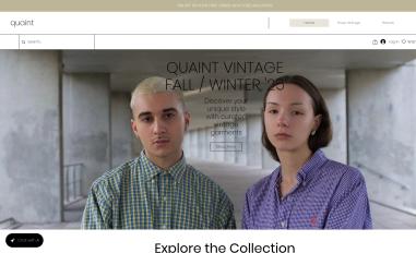 Schermafbeelding van quaintvintage.nl