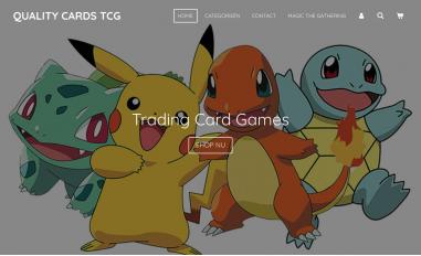 Schermafbeelding van qualitycardstcg.nl