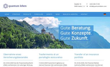 Schermafbeelding van quantumleben.com