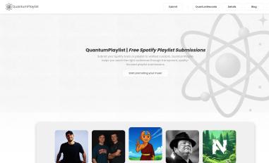 Schermafbeelding van quantumplaylist.com
