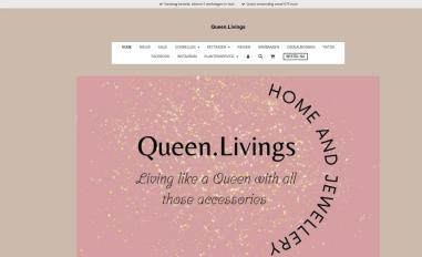 Schermafbeelding van queenlivings.nl
