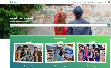 Schermafbeelding van qugato.com