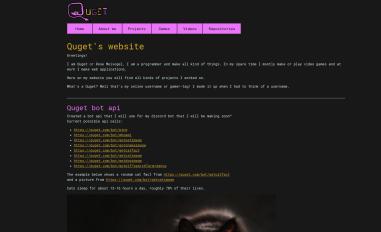 Schermafbeelding van quget.com