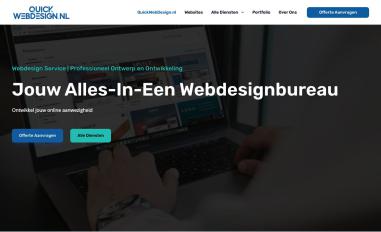 Schermafbeelding van quickwebdesign.nl