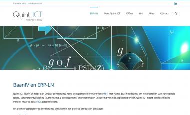 Schermafbeelding van quintict.nl