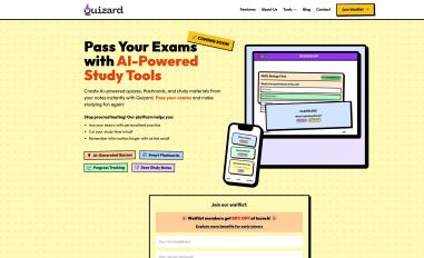 Schermafbeelding van quizard.io