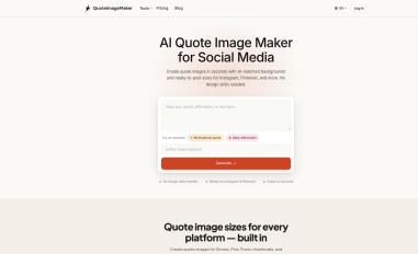 Schermafbeelding van quoteimagemaker.com