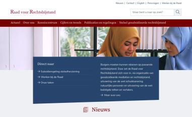 Schermafbeelding van raadvoorrechtsbijstand.org