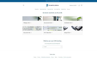 Schermafbeelding van raamfoliedeal.nl