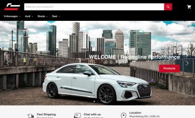 Schermafbeelding van racinglineperformance.nl