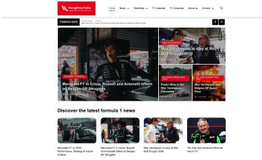Schermafbeelding van racingnewstoday.com
