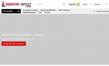 Schermafbeelding van radiator-outlet.nl