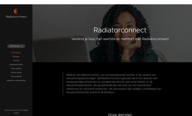 Schermafbeelding van radiatorconnect.com