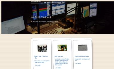 Schermafbeelding van radioavontuur.nl