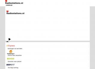 Schermafbeelding van radiostations.nl