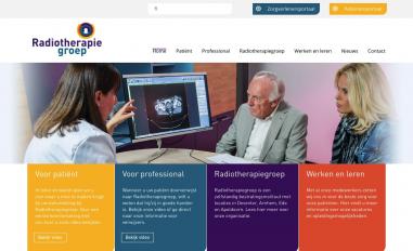 Schermafbeelding van radiotherapiegroep.nl
