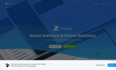 Schermafbeelding van ralect.com