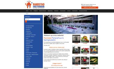 Schermafbeelding van randstadpartyverhuur.nl