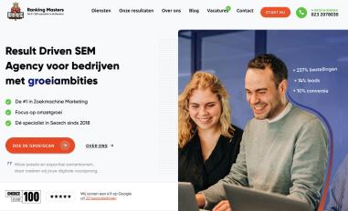 Schermafbeelding van rankingmasters.nl