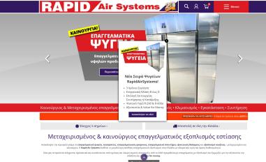 Schermafbeelding van rapidairsystems.gr