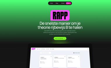 Schermafbeelding van rapprijbewijs.be