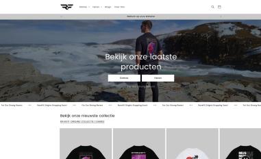 Schermafbeelding van ravefit.nl