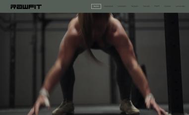 Schermafbeelding van rawfit.nl