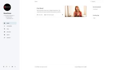 Schermafbeelding van rawgaze.com