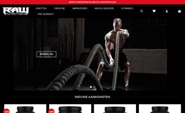 Schermafbeelding van rawnutritions.nl