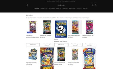 Schermafbeelding van raybreaks.myshopify.com