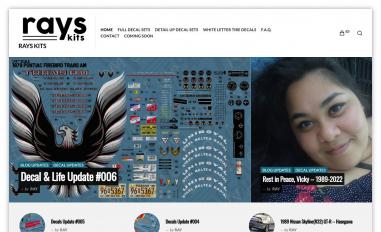 Schermafbeelding van rayskits.com