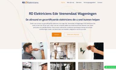 Schermafbeelding van rd-elektriciens-ede.nl
