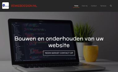 Schermafbeelding van rdwebdesign.nl