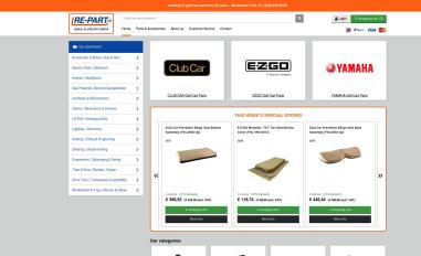 Schermafbeelding van re-part.com