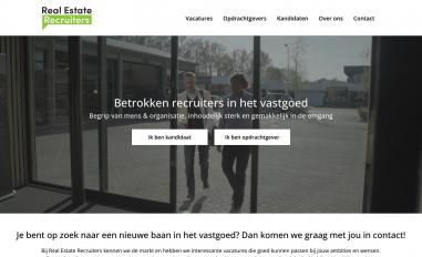 Schermafbeelding van realestaterecruiters.nl