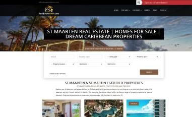 Schermafbeelding van realestatesxm.com