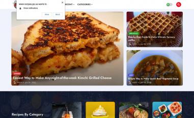 Schermafbeelding van recipes.pp.ua