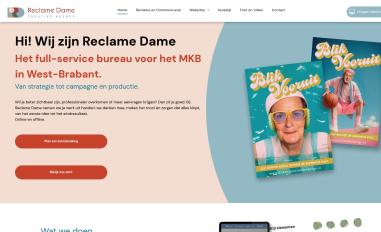 Schermafbeelding van reclamedame.com