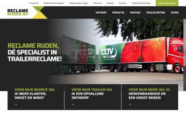 Schermafbeelding van reclamerijden.nu