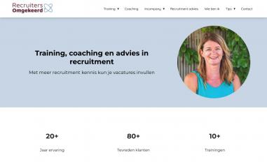 Schermafbeelding van recruitersomgekeerd.nl