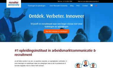 Schermafbeelding van recruiteruniversity.nl