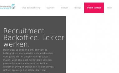 Schermafbeelding van recruitmentbackoffice.nl