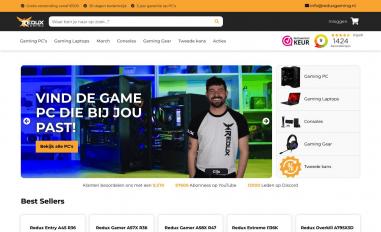 Schermafbeelding van reduxgaming.nl