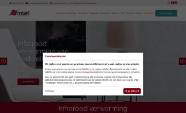 Schermafbeelding van redwellinfraroodverwarming.nl